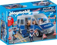 Набор с элементами конструктора Playmobil City Action 9236 Полицейский автобус