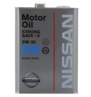 Моторное масло NISSAN SN STRONG SAVE X SAE 5W-30 синтетическое 4 л