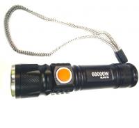 Фонарь ручной аккумуляторный FLASHLIGHT HL-515 T6 черный