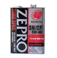 Моторное масло IDEMITSU Zepro Euro Spec SN/CF 5W-40 синтетическое 4 л