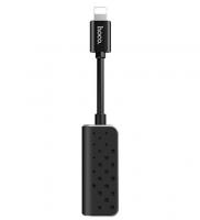 Аудио-переходник HOCO LS11 Lighting (3.5 mm для наушников) для Apple iPhone X/8 Plus/8/7 (черный)