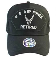 Бейсболка "U.S. Air Force Retired" черная