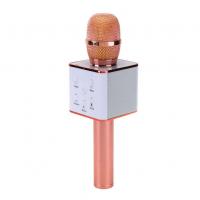 Беспроводной караоке-микрофон Tuxun Q7 Bluetooth Розовое золото