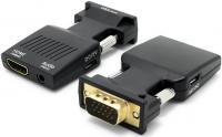 Переходник-конвертер HDMI HD (мама) на VGA (папа) для ПК HDTV с поддержкой звука