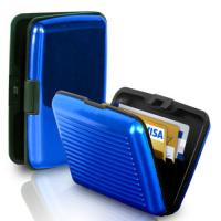 Кейс для кредитных карт Антивор Security Credit Card Wallet, синий