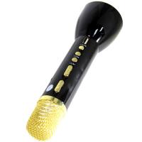Беспроводной караоке микрофон Magic Karaoke Y-60, черный/золотой
