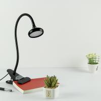 Настольная светодиодная лампа на прищепке LED Clip Desk Lamp 3W USB, черная