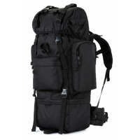 Рюкзак тактический рамный 110 литров black (черный)