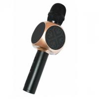 Беспроводной караоке микрофон с встроенной колонкой Magic Karaoke YS-82 золотой
