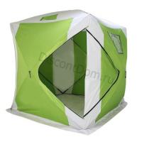 Палатка для зимней рыбалки Куб 1,5x1,5x1,65 м, зеленый