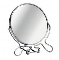 Зеркало косметическое двустороннее с увеличением, диаметр 17,8 см