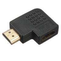 Переходник HDMI (F) - HDMI (M), правый угол