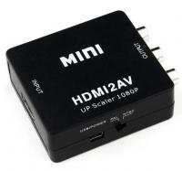 Конвертор-переходник из HDMI в AV (HDMI2AV), черный