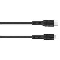 Дата-кабель HOCO U31 Type-C + Lightning для iPhone/ iPad/ iPad mini/ iPod Touch 1 м, черный