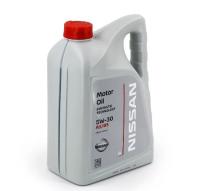 Моторное масло NISSAN MOTOR OIL SAE 5W-30 синтетическое 5 л