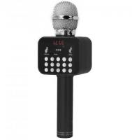 Беспроводной Bluetooth караоке микрофон K-316 с дисплеем (Черный)