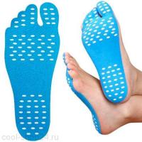 Наклейки на ступни ног Nakefit (Размер: S), голубые