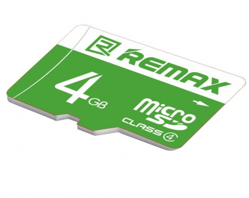 Карта памяти Remax microSDHC 4 GB Card Class 4 Green