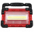 Прожектор светодиодный аккумуляторный W822 30W COB, красный/черный