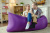 Надувной диван 240х70 см, фиолетовый