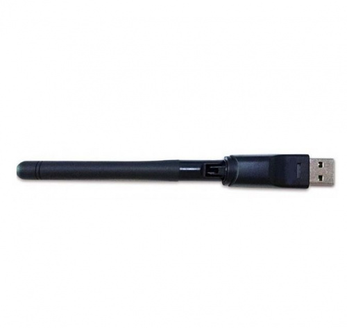 Беспроводной Wi-Fi USB адаптер с мини-антенной Wireless 802.11b/g/n, 300 Мбит/с