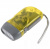 Фонарик-динамо ручной аккумуляторный Hand-Pressing Flash Light 3 LED, желтый