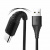 Кабель ROCK 3 in 1 Hi-Tensile Lightning - Micro USB - Type-C - USB black