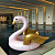 Надувной круг Фламинго Inflatable Flamingo gold 130 см