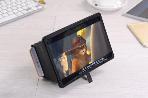 3D увеличитель экрана телефона Enlarged Screen Mobile Phone F2, черный