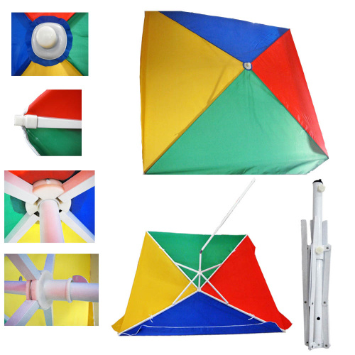 Зонт пляжный COOLWALK 3024 диаметр купола 240 см, Арбуз