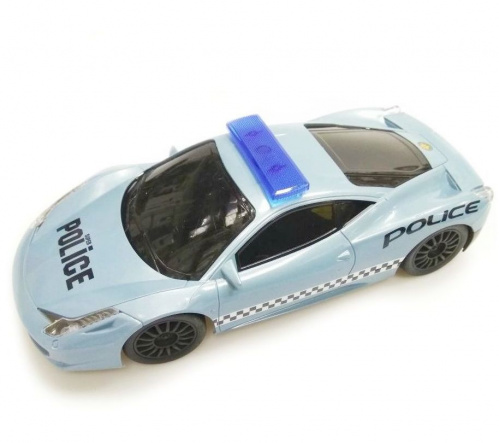 ​Машинка на радиоуправлении Police Car Safeguard модель 1:16 (Ferrari) серебристая