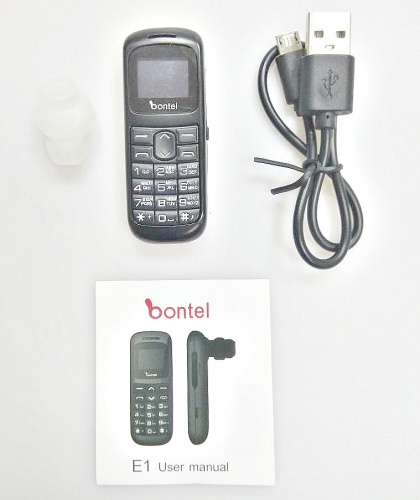 Мини телефон bontel CocoBier C001 черный