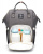 Рюкзак для мамы Maitedi (с USB выходом) светло-серый