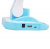 Мини вентилятор USB MINI FAN LED Light Power Bank PLD AF001, голубой