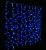 Гирлянда светодиодная Занавес 2х2 м 240LED, синий