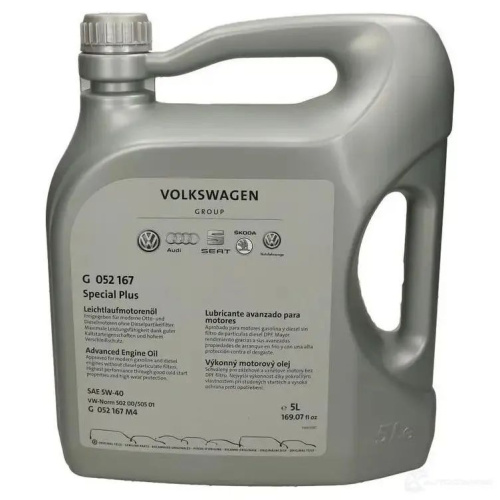 Моторное масло VOLKSWAGEN 5W-40 Special plus синтетическое 5 л