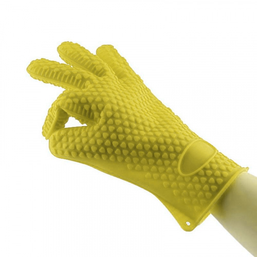 Термостойкие перчатки Hot Hands 2шт, желтые