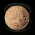 Сувенирная монета Bitcoin (Биткоин), розовое золото