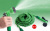 Шланг садовый удлиняющийся 5-15 м с распылителем (зеленый)