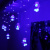 Гирлянда-шторы светодиодные мигающие Огни в шаре 3х1 м (Синий)