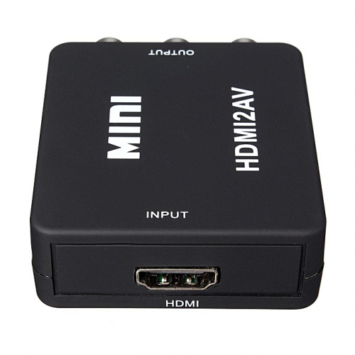 Конвертор-переходник из HDMI в AV (HDMI2AV), черный