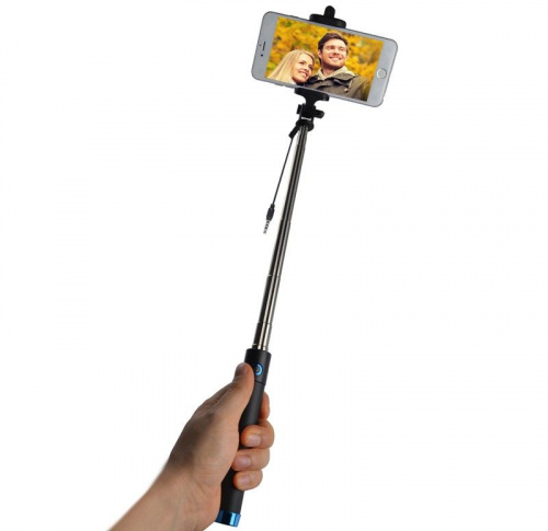 Монопод проводной Selfie Stick 78 см синий