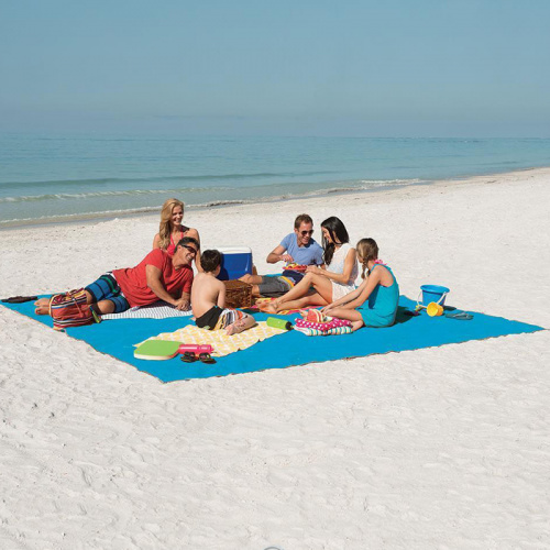 Пляжная подстилка анти-песок Sand Free Mat 200x150 мм, розовый