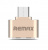Адаптер Remax RA-OTG USB 2.0/Micro USB, золотой