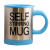 Кружка-мешалка термос Self Stirring Mug, 400 мл, голубая