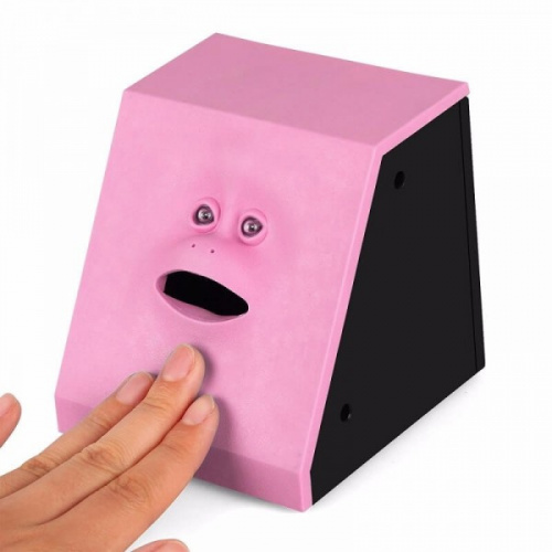Эмоциональная жующая копилка FACE BANK (Розовый)