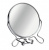 Зеркало косметическое двустороннее с увеличением, диаметр 17,8 см