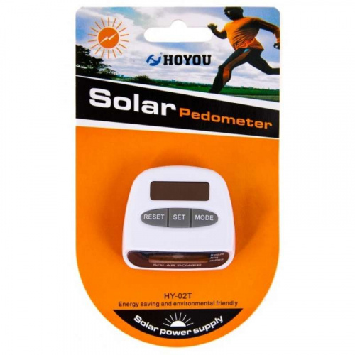 Шагомер Solar Power HY-02T cо счётчиком калорий