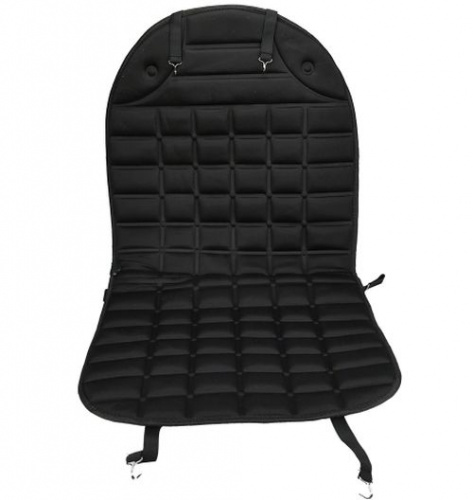 Накидка на сиденье с подогревом 97х47 см, 12В (Черный)