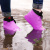Силиконовые чехлы бахилы для обуви размер S (32-36) розовый